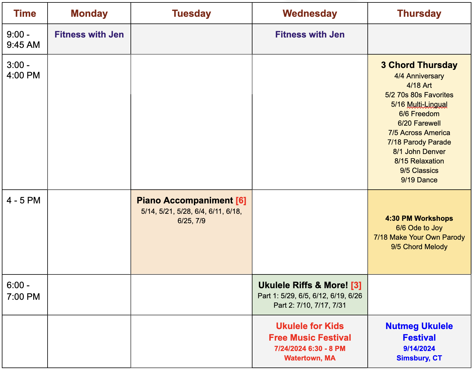 Nova 2024 Class Schedule Spring 2024 Libby